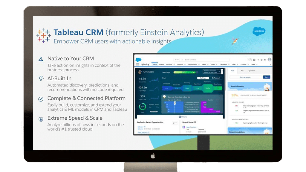 Tableau CRM, l’integrazione di Tableau con Einstein Analytics di Salesforce