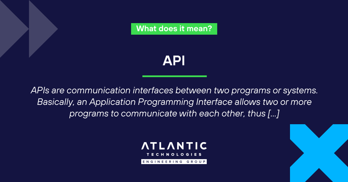 API or Application Programming Interface: what does it mean?
